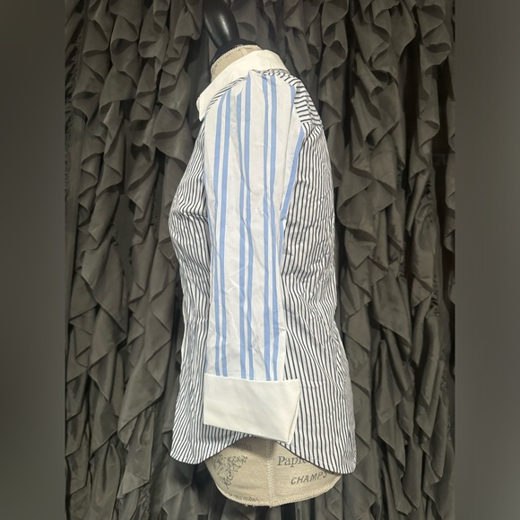 NYC Casual top, size XS, multi color blue - Picture 2 of 5